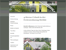 Tablet Screenshot of ferienwohnung-stroehle.de